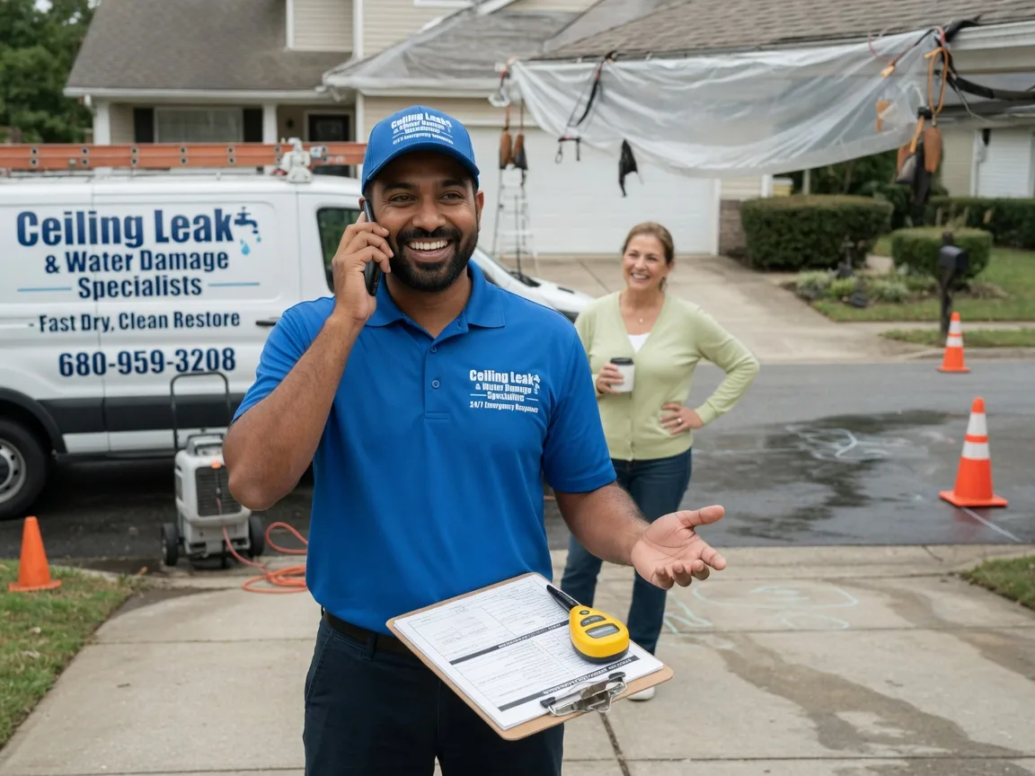 Ceiling Leak Cleanup Sutter, CA FAQs